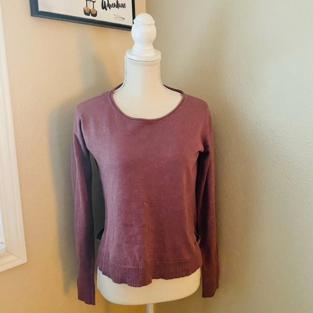 Peruvian Connection high low sweater with pockets, Sz. XS
